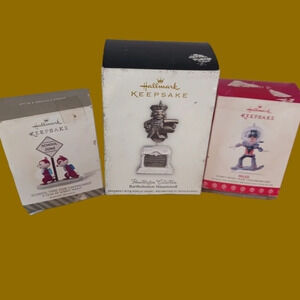 Hallmark lot of 3 ornaments
